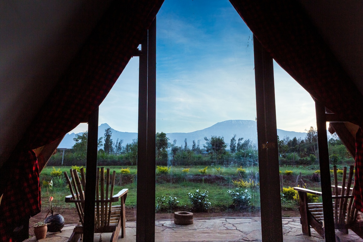 Amboseli Trails A-frame Kilimanjaro experience photo 3